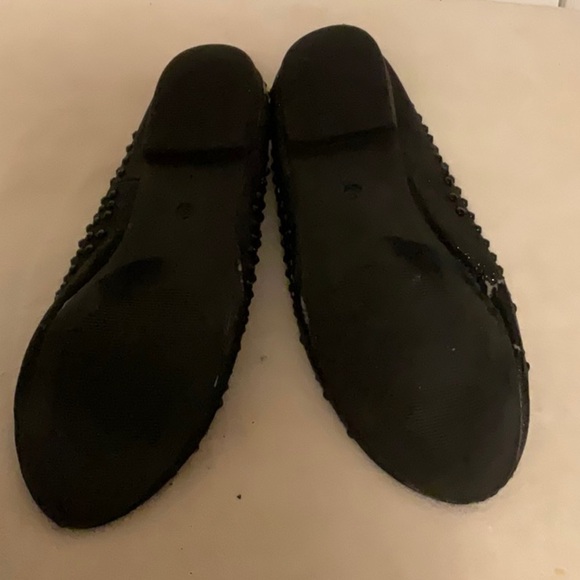 Wanted Black Textured Loafers Flats - Picture 9 of 10